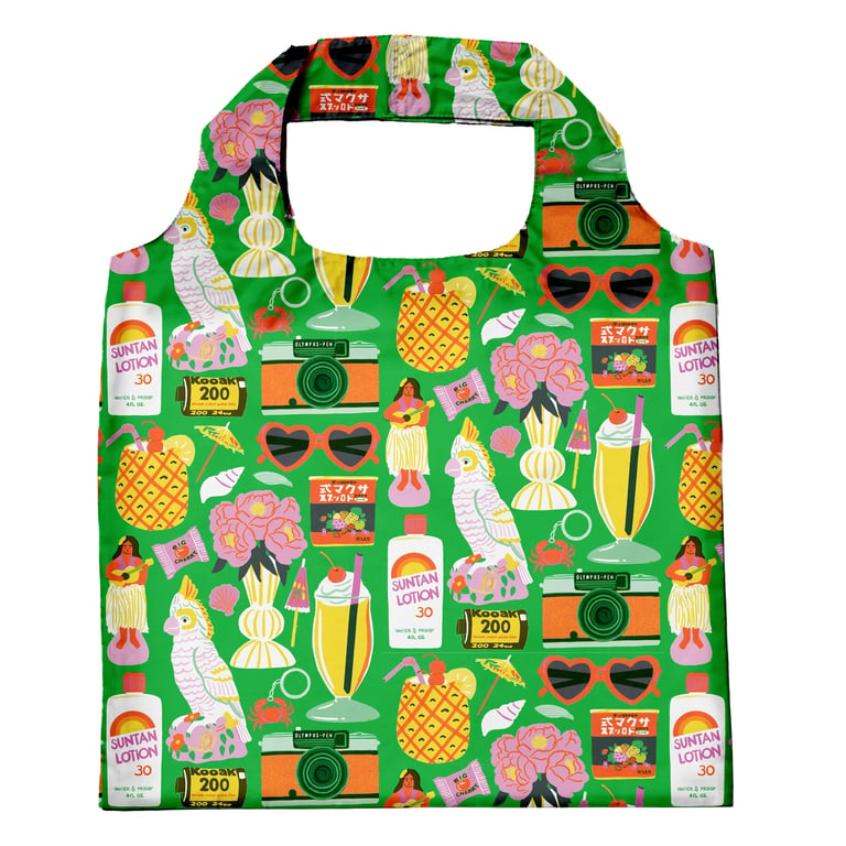 SAC DE COURSES PLIABLE & RÉUTILISABLE (PLUSIEURS MODÈLES) Image 2