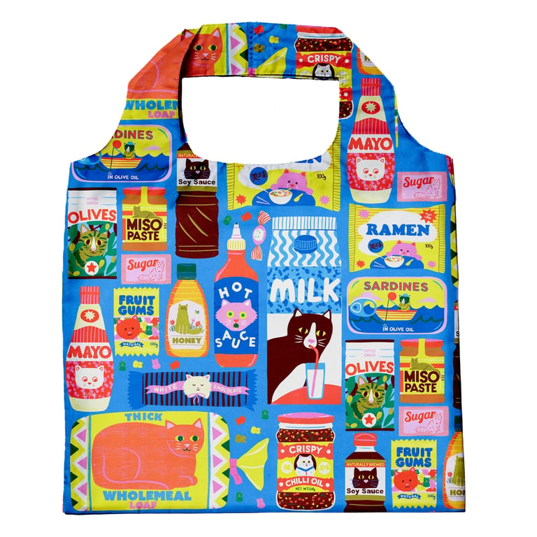 SAC DE COURSES PLIABLE & RÉUTILISABLE (PLUSIEURS MODÈLES)