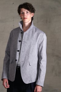 Image 5 of  Orbal Jacket cotton - Japanese Murasaki/Ecru 