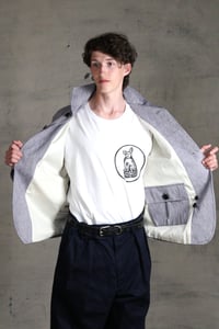Image 11 of  Orbal Jacket cotton - Japanese Murasaki/Ecru 