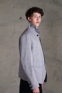 Image 9 of  Orbal Jacket cotton - Japanese Murasaki/Ecru 