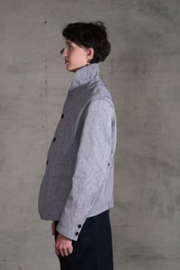 Image 7 of  Orbal Jacket cotton - Japanese Murasaki/Ecru 