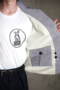 Image 12 of  Orbal Jacket cotton - Japanese Murasaki/Ecru 