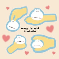 Image 1 of Ways to hold a mandu