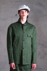 Image 10 of BRITISH WORKWEAR JACKET wax cotton - Olive Green