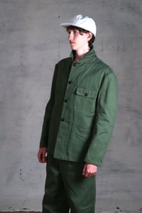 Image 6 of BRITISH WORKWEAR JACKET wax cotton - Olive Green