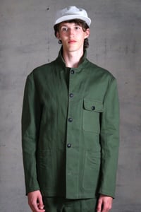 Image 13 of BRITISH WORKWEAR JACKET wax cotton - Olive Green