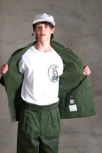 Image 7 of BRITISH WORKWEAR JACKET wax cotton - Olive Green