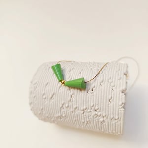 Image of Colgante Temaki Rosa / Verde Claro