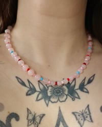 Image 1 of nerds rope - rose quartz 
