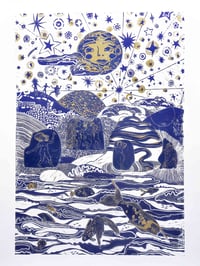 'Folklore' Linocut Print