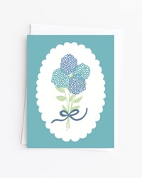 Blue Hydrangeas Card