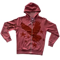 Image 1 of dove/sigil zip up hoodie