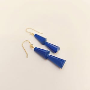 Image of Pendientes Temaki Azul / Lila