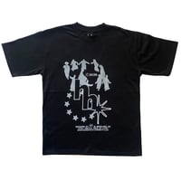 Image 1 of 'HH' star tee (black) 