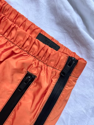Prada SS17 Orange Side Zip Track Pants - Size L