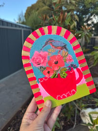 Image 4 of Flower Pot Floral Clay Arches 