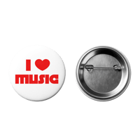 I HEART MUSIC – Badge