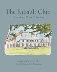Image 2 of The Ribault Club Watercolour Painting – Digital Download Wedding Venue Illustration