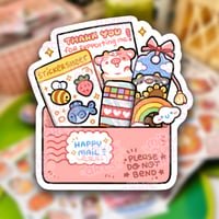 Image 1 of Diecut Sticker - Happy Snail Mail