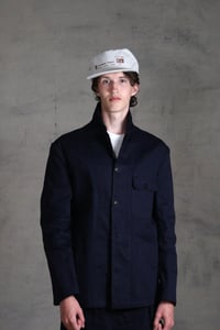 Image 4 of BRITISH WORKWEAR JACKET wax cotton - Navy