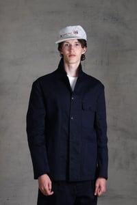 Image 8 of BRITISH WORKWEAR JACKET wax cotton - Navy