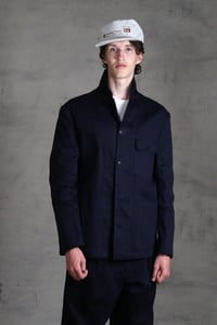 Image 9 of BRITISH WORKWEAR JACKET wax cotton - Navy