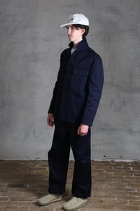 Image 14 of BRITISH WORKWEAR JACKET wax cotton - Navy