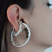 Image 2 of Spiked Hoops Earring Cuffs