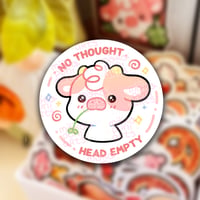 Diecut Sticker - No Thought Head Empty