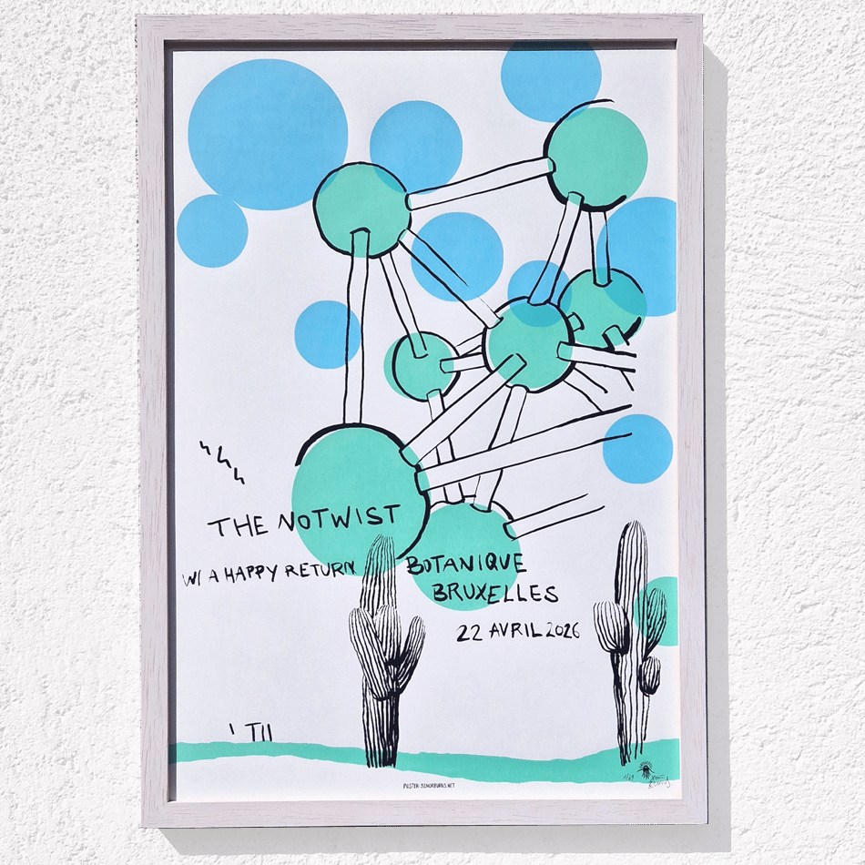 THE NOTWIST <br>BRUXELLES 2026 <br>GIGPOSTER
