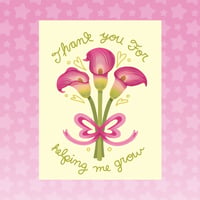 Image 1 of Thank You For Helping Me Grow Card