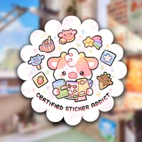 Diecut Sticker - Certified Sticker Addict