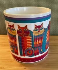 Image 2 of Vintage 1988 Laurel Burch Cat Mug