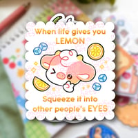 Image 3 of Diecut Sticker - When Life Gives You Lemon
