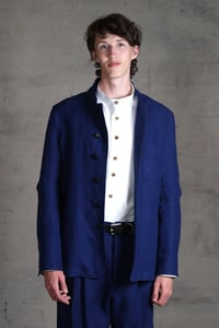 Image 7 of Harbour Master Jacket Linen - French Blue 