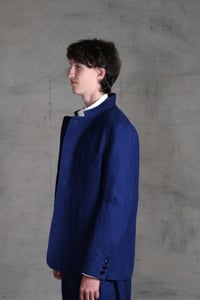 Image 12 of Harbour Master Jacket Linen - French Blue 