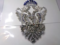 Image 2 of Diamond Imperial Double Head Eagle in Diamonds and Sapphires.