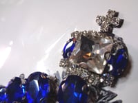 Image 11 of Diamond Imperial Double Head Eagle in Diamonds and Sapphires.