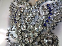 Image 9 of Diamond Imperial Double Head Eagle in Diamonds and Sapphires.