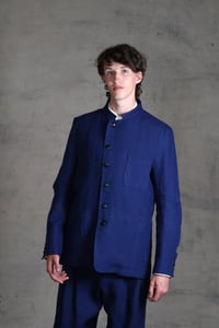 Image 4 of Harbour Master Jacket Linen - French Blue 