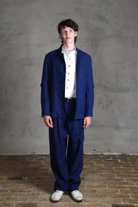 Image 5 of Harbour Master Jacket Linen - French Blue 
