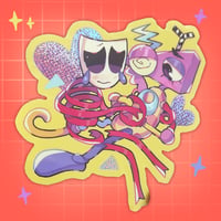 Abstragedy - Glitter Stickers