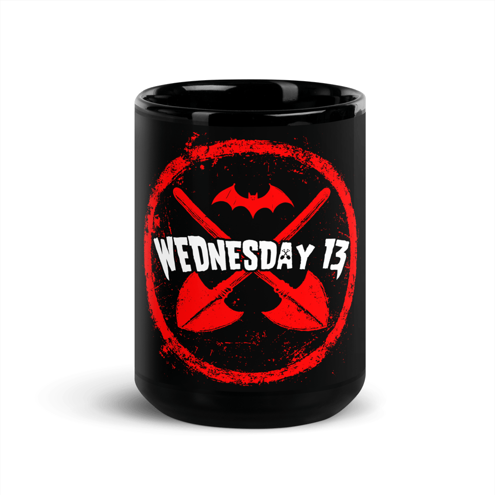 WEDNESDAY 13 - MID DEATH CRISIS LOGO (RED) - 15oz MUG