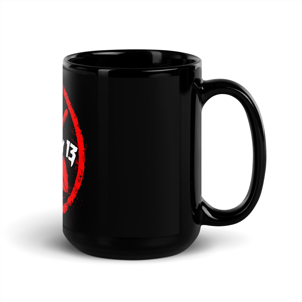 WEDNESDAY 13 - MID DEATH CRISIS LOGO (RED) - 15oz MUG