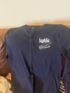 **UPCYCLED**MENS M NAVY GAP HENLEY CLIPPERS LOGO