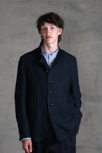 Image 2 of Harbour Master Jacket Linen - Dark Navy