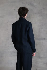 Image 19 of Harbour Master Jacket Linen - Dark Navy