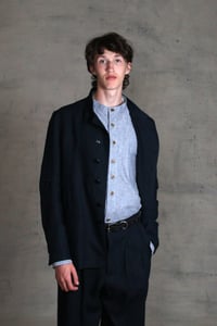 Image 4 of Harbour Master Jacket Linen - Dark Navy
