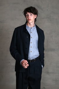 Image 9 of Harbour Master Jacket Linen - Dark Navy